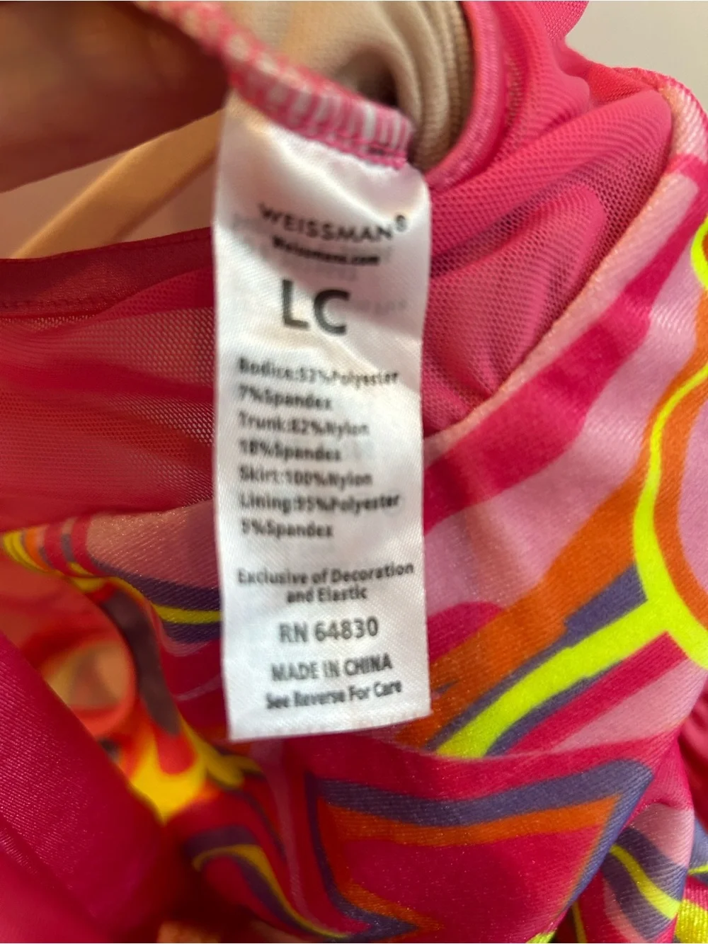 Weissman “Nobody Like You” Pink Heart-Print Dance Dress - Size Child’s Large